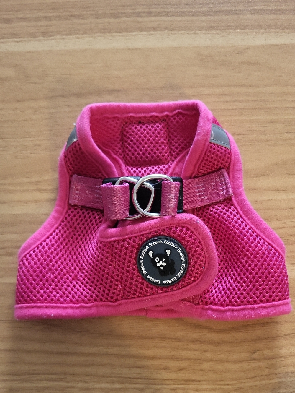EcoBark Hot Pink Mesh Dog Harness with D-Ring